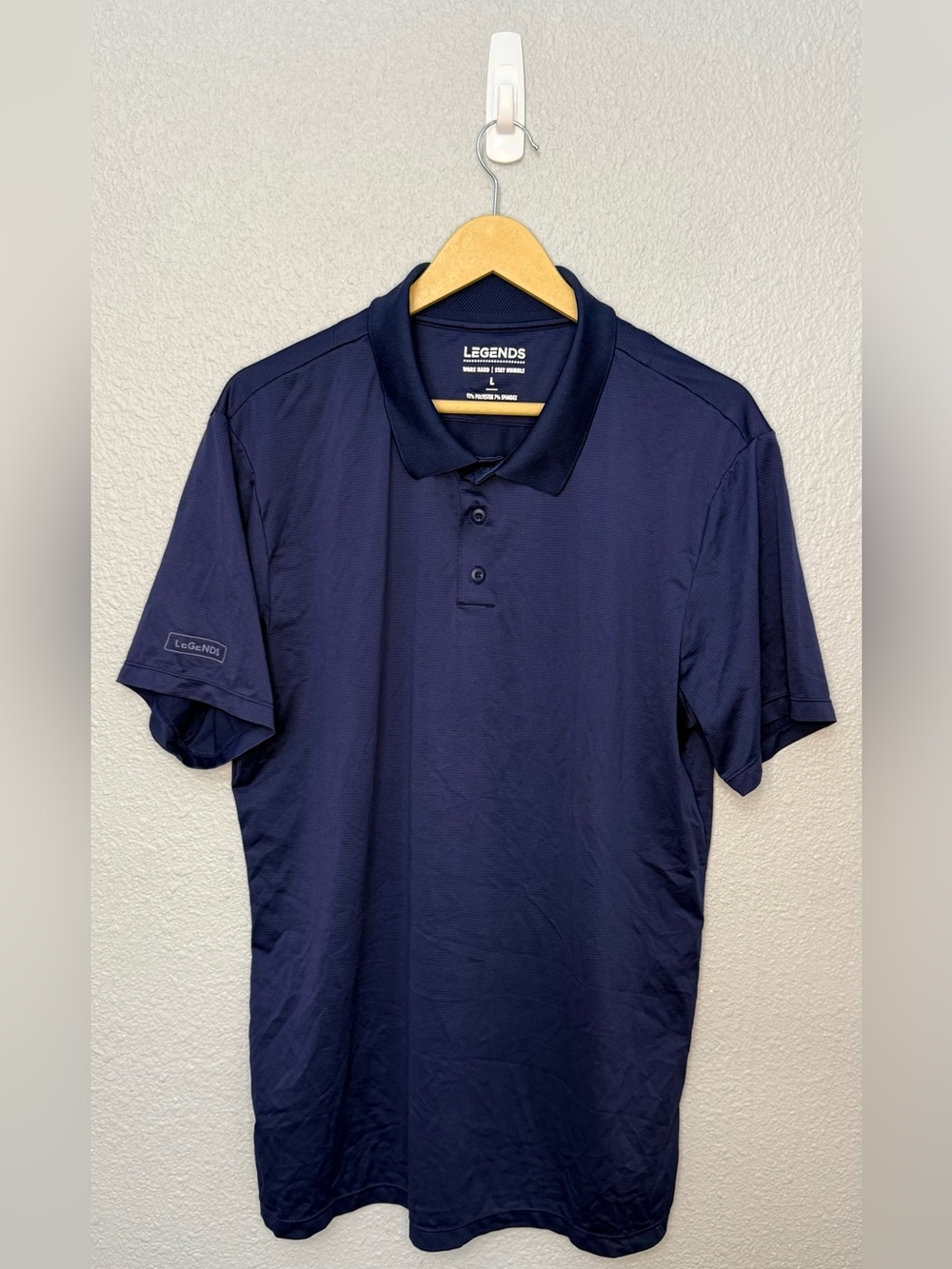 Legends | Aviation Performance Polo | Navy | Size Large